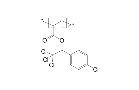 Poly[1-(4-chlorophenyl)-2,2,2-trichloroethyl acrylate]