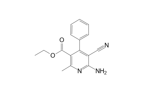 Ethyl 6-amino-5-cyano-2-methyl-4-phenylnicotinate