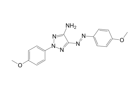 2-(4-Methoxyphenyl)-5-(4-methoxyphenylazo)-2H-1,2,3-triazol-4-amine