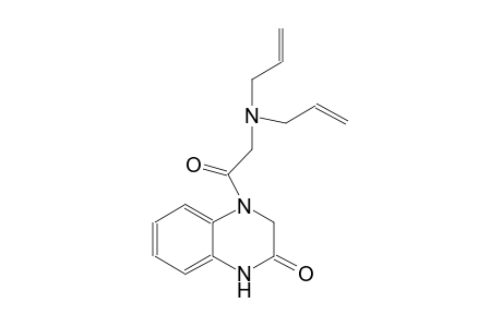 2(1H)-quinoxalinone, 4-[[di(2-propenyl)amino]acetyl]-3,4-dihydro-