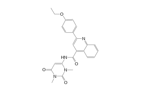 N-(1,3-dimethyl-2,6-dioxo-1,2,3,6-tetrahydro-4-pyrimidinyl)-2-(4-ethoxyphenyl)-4-quinolinecarboxamide