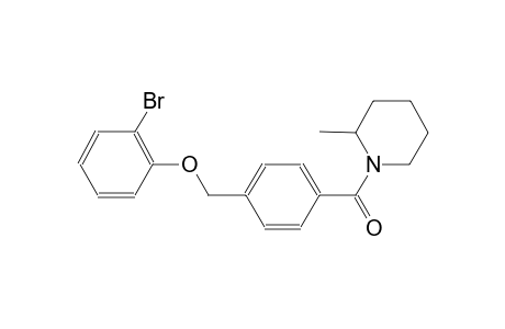 2-bromophenyl 4-[(2-methyl-1-piperidinyl)carbonyl]benzyl ether