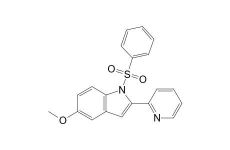 5-Methoxy-1-phenylsulfonyl-2-(pyridin-2-yl)-1H-indole