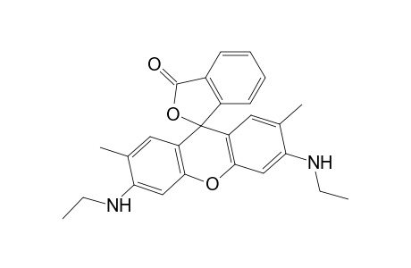 3',6'-bis(ethylamino)-2',7'-dimethyl-1-spiro[isobenzofuran-3,9'-xanthene]one