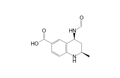 cis-6-Carboxy-4-formamido-2-methyl-1,2,3,4-tetrahydroquinoline