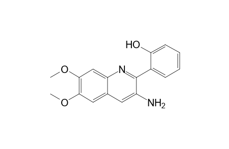 2-(3-Amino-6,7-dimethoxyquinolin-2-yl)phenol