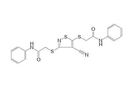 acetamide, 2-[[4-cyano-3-[[2-oxo-2-(phenylamino)ethyl]thio]-5-isothiazolyl]thio]-N-phenyl-