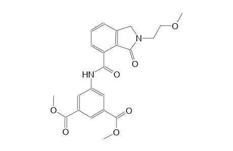dimethyl 5-({[2-(2-methoxyethyl)-3-oxo-2,3-dihydro-1H-isoindol-4-yl]carbonyl}amino)isophthalate