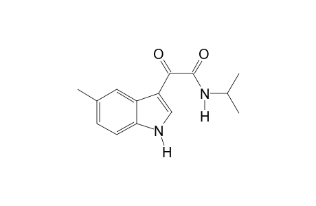 5-Methylindol-3-yl-glyoxylisopropylamide