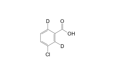 3-Chlorobenzoic-2,6-d2 acid