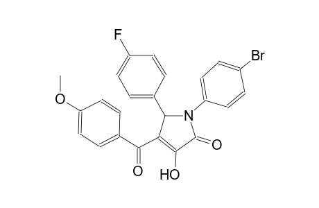 1-(4-bromophenyl)-5-(4-fluorophenyl)-3-hydroxy-4-(4-methoxybenzoyl)-1,5-dihydro-2H-pyrrol-2-one