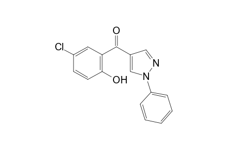 5-chloro-2-hydroxyphenyl 1-phenylpyrazol-4-yl ketone