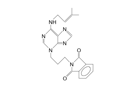 6-(3,3-Dimethyl-allylamino)-3-(3-phthalimido-propyl)-purine