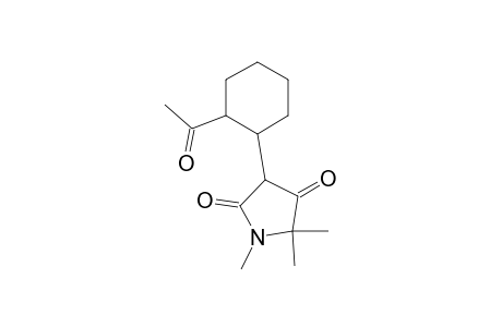 3-(2'-acetylcyclohexyl)-1,5,5-trimethyl-2,4-pyrrolidinedione