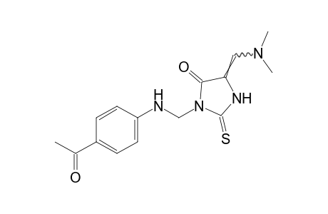 3-[(p-acetylanilino)methyl]-5-[(dimethylamino)methylene]-2-thiohydantoin