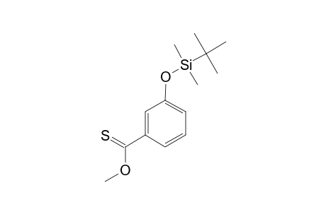 O-METHYL-3-(TERT.-BUTYLDIMETHYLSILYLOXY)-BENZOTHIOATE