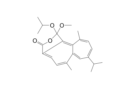 (PM,3RS)-3-Isopropoxy-12-isopropyl-3-methoxy-9,15-dimethyl-4-oxatricyclo[8.5.0.0(2,6)]pentadeca-1,6,8,10,12,14-hexaen-5-one