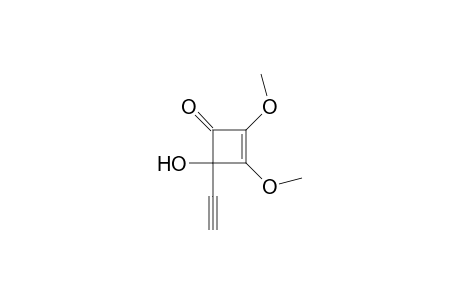 2-Cyclobuten-1-one, 4-ethynyl-4-hydroxy-2,3-dimethoxy-