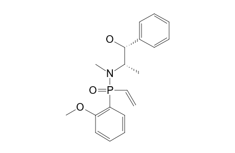 (S-P)-(-)-N-[(1S,2R)-2-HYDROXY-1-METHYL-2-PHENYLETHYL]-P-(2-METHOXYPHENYL)-N-METHYL-P-VINYLPHOSPHINAMIDE
