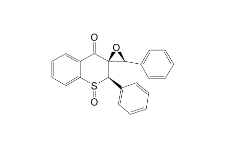 TRANS,CIS-(+/-)-2,3'-DIPHENYLSPIRO-[2H-1-BENZOTHIOPYRAN-3(4H),2'-OXIRAN]-4-ONE-1-OXIDE