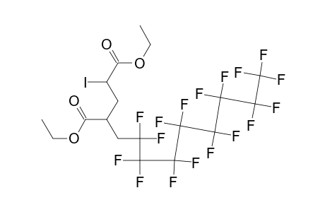 2-(2,2,3,3,4,4,5,5,6,6,7,7,8,8,9,9,9-heptadecafluorononyl)-4-iodo-glutaric acid diethyl ester