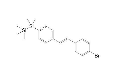 (E)-4-Bromo-4'-(pentamethyldisilanyl)stilbene