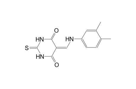 4,6(1H,5H)-pyrimidinedione, 5-[[(3,4-dimethylphenyl)amino]methylene]dihydro-2-thioxo-