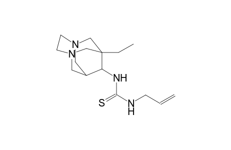 N-allyl-N'-(1-ethyl-3,6-diazatricyclo[4.3.1.1~3,8~]undec-9-yl)thiourea