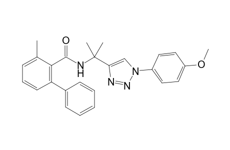 N-(2-(1-(4-Methoxyphenyl)-1H-1,2,3-triazol-4-yl)propan-2-yl)-3-methyl-[1,1'-biphenyl]-2-carboxamide