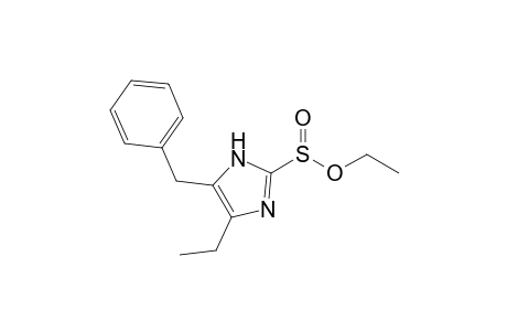 5-Benzyl-4-ethyl-1H-imidazole-2-sulfinic acid Ethyl ester