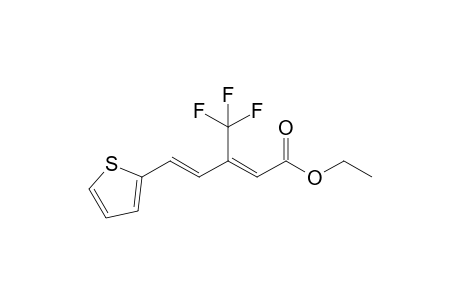 Ethyl 3-(trifluoromethyl)-5-(2'-thienyl)penta-2,4-dienoate