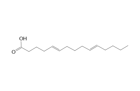 5,10-Pentadecadienoic acid, (E,E)-
