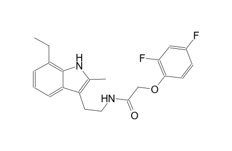 2-(2,4-Difluoro-phenoxy)-N-[2-(7-ethyl-2-methyl-1H-indol-3-yl)-ethyl]-acetamide