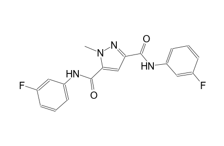 1H-pyrazole-3,5-dicarboxamide, N~3~,N~5~-bis(3-fluorophenyl)-1-methyl-