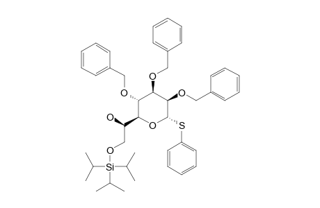 PHENYL-2,3,4-TRI-O-BENZYL-7-O-TRIISOPROPYLSILYL-1-THIO-L-GLYCERO-ALPHA-D-MANNO-HEPTOPYRANOSIDE