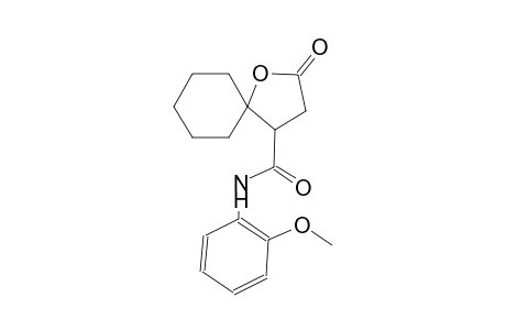 1-oxaspiro[4.5]decane-4-carboxamide, N-(2-methoxyphenyl)-2-oxo-
