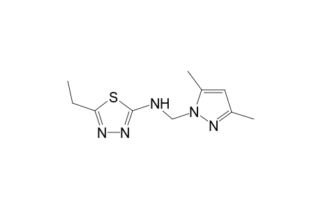 (3,5-Dimethyl-pyrazol-1-ylmethyl)-(5-ethyl-[1,3,4]thiadiazol-2-yl)-amine