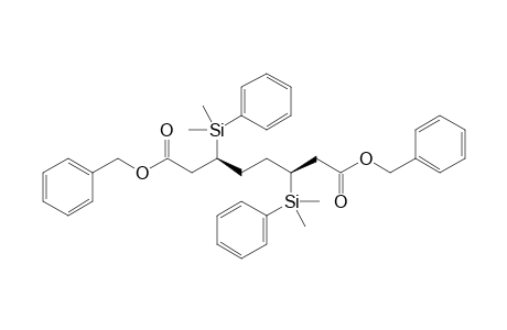 dibenzyl (3S,6S)-3,6-bis[dimethyl(phenyl)silyl]octanedioate