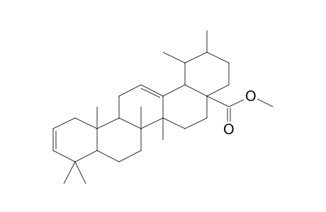 1,2,6a,6b,9,9,12a-Heptamethyl-1,2,3,4,4a,5,6,6a,6b,7,8,8a,9,12,12a,12b,13,14b-octahydropicene-4a-carboxylic acid, methyl ester