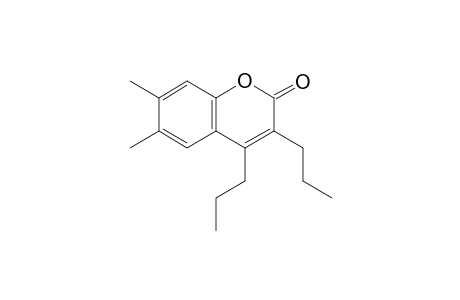 6,7-Dimethyl-3,4-dipropyl-2H-chromen-2-one