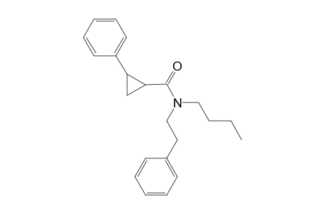 Cyclopropanecarboxamide, 2-phenyl-N-(2-phenylethyl)-N-butyl-