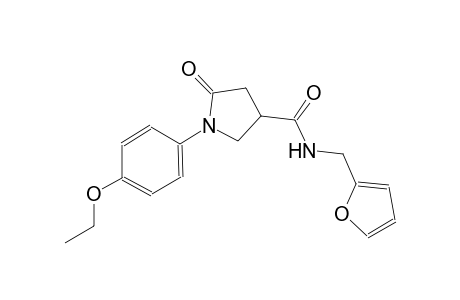3-pyrrolidinecarboxamide, 1-(4-ethoxyphenyl)-N-(2-furanylmethyl)-5-oxo-