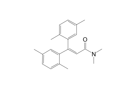 3,3-bis(2,5-dimethylphenyl)-N,N-dimethylacrylamide