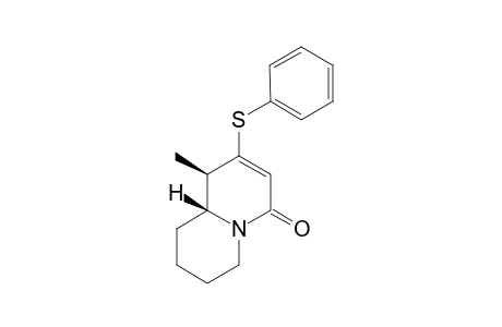 cis-1-Methyl-2-(phenylthio)-1,6,7,8,9,9a-hexahydro-4Hquinolizin-4-one