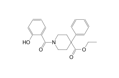 Ethyl 1-(2-hydroxybenzoyl)-4-phenyl-4-piperidinecarboxylate
