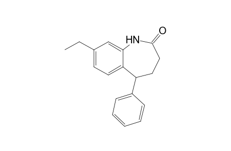 8-ethyl-5-phenyl-1,3,4,5-tetrahydro-1-benzazepin-2-one