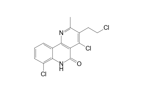4,7-Dichloro-3-(2-chloroethyl)-2-methylbenzo[h][1,6]naphthyridin-5(6H)-one
