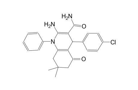 3-quinolinecarboxamide, 2-amino-4-(4-chlorophenyl)-1,4,5,6,7,8-hexahydro-7,7-dimethyl-5-oxo-1-phenyl-