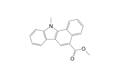 11-Methyl-5-benzo[a]carbazolecarboxylic acid methyl ester
