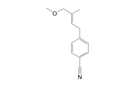 (E)-4-(4-CYANOPHENYL)-1-METHOXY-2-METHYL-2-BUTENE